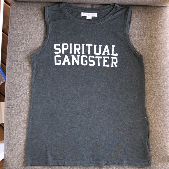 Spiritual Gangster Loose Fit Logo Tank Top - Picture 1 of 5